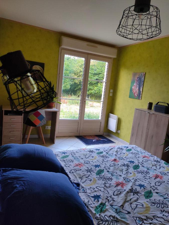 Chambre Avec Sdb Privative En Pleine Campagne Baillou Екстер'єр фото